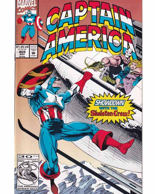 Captain America Issue 409 Marvel Comics Back Issues 071486024538