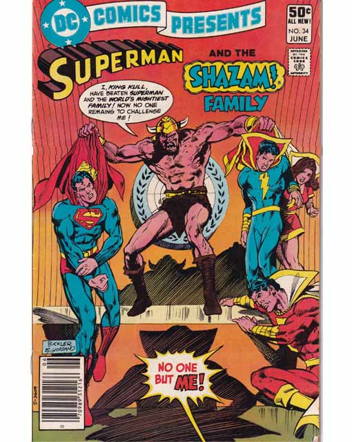 DC Comics Presents Issue 34 Vol.1 DC Comics Back Issues 070989312166
