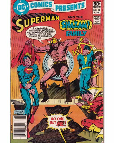 DC Comics Presents Issue 34 Vol.1 DC Comics Back Issues 070989312166