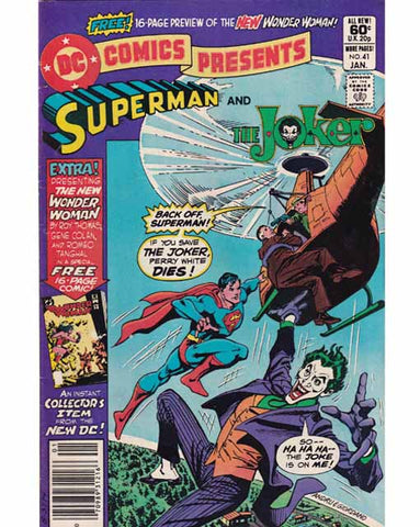 DC Comics Presents Issue 41 Vol.1 DC Comics Back Issues 070989312166