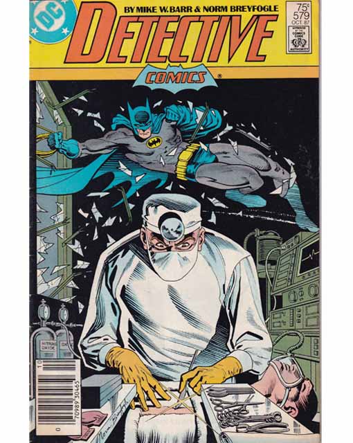 Detective Comics Issue 579 DC Comics Back Issue 070989304659