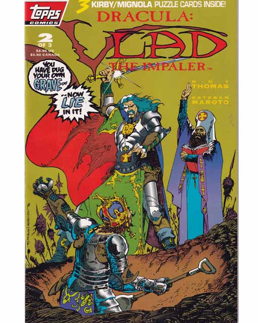 Dracula Vlad The Impaler Issue 2 Of 3 Topps Comics Back Issue