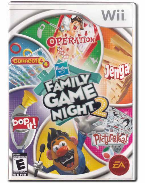 Family Fun Night 2 Nintendo Wii Video Game 014633192094
