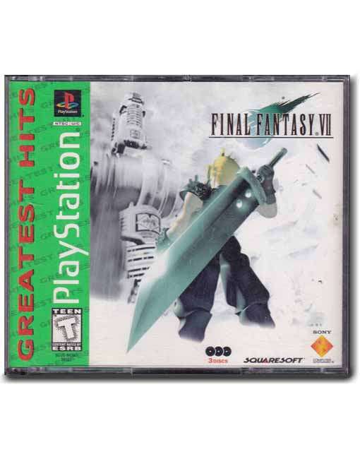 Final Fantasy 7 Playstation 1 Video Game 711719416326