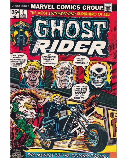 Ghost Rider Issue 6 Vol 1 Marvel Comics Back Issues