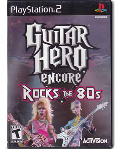 Guitar Hero Encore Rocks The 80's PlayStation 2 PS2 Video Game 047875950719