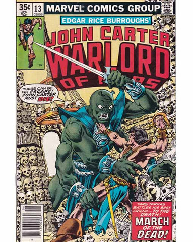 John Carter Warlord Of Mars Issue 13 Marvel Comics Back issues 071486028062