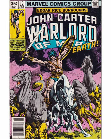John Carter Warlord Of Mars Issue 15 Marvel Comics Back issues 071486028062