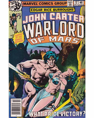 John Carter Warlord Of Mars Issue 17 Marvel Comics Back issues 071486028062