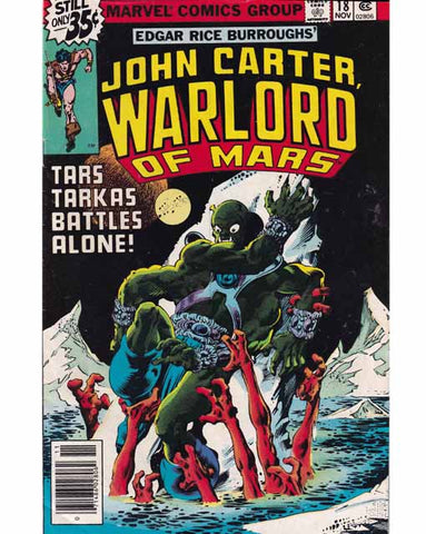 John Carter Warlord Of Mars Issue 18 Marvel Comics Back issues 071486028062