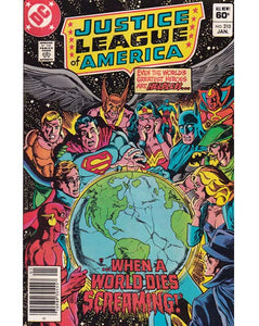 Justice League Of America Issue 210 DC Comics Back Issues 070989305557
