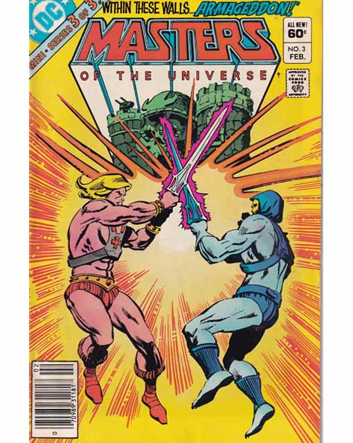 Masters Of The Universe Issue 3 Of 3 DC Comics Back Issues 070989311817