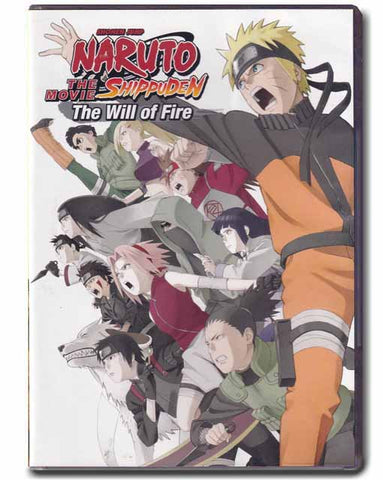 Naruto The Will Of Fire Anime DVD 782009242314