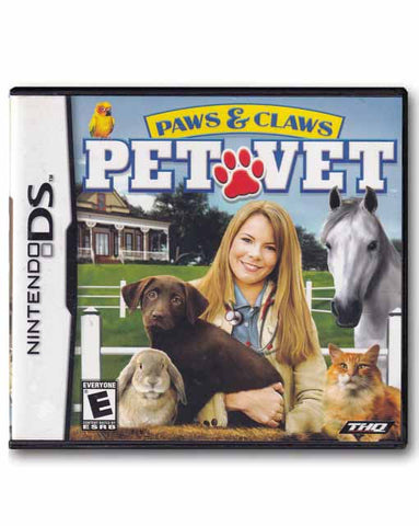 Paws And Claws Pet Vet Nintendo DS Video Game 785138361215