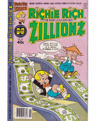 Richie Rich Zillionz Issue 22 Harvey World Comics Back Issue 071658556607