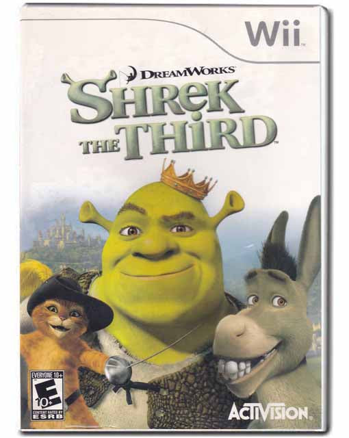 Shrek The Third Nintendo Wii Video Game 047875819559