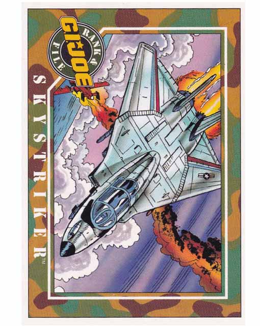 Skystriker Card 8 G.I.Joe 1991 Impel Trading Card TCG 096215911934