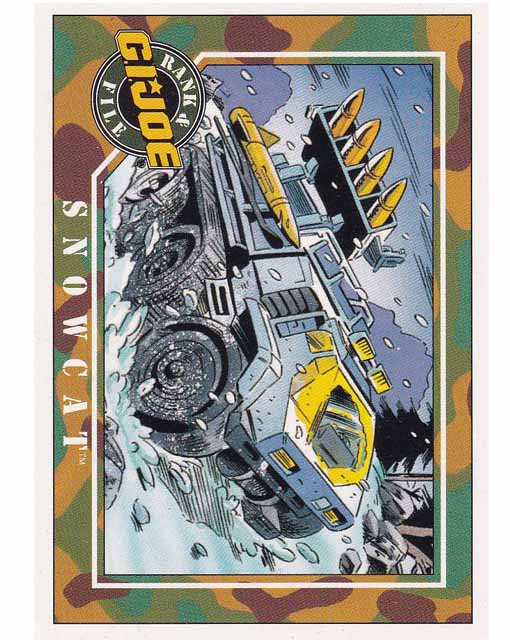 Snowcat Card 12 G.I.Joe 1991 Impel Trading Card TCG 096215911934