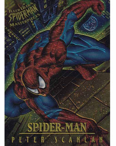 Spider-Man Limited Edition Card 6 Of 9 Ultra Spider-Man 1995 Fleer Marvel Masterpieces Trading Card TCG