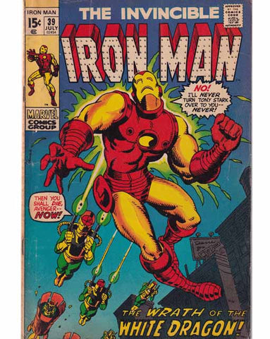 The Invincible Iron Man Issue 39 Marvel Comics Back Issues