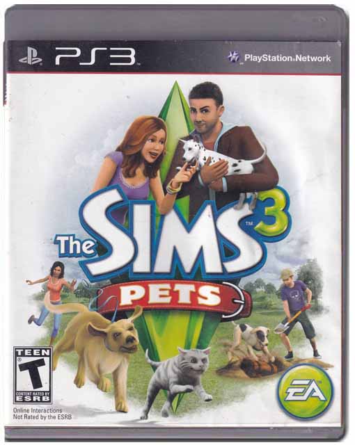 The Sims 3 Pets Playstation 3 PS3 Video Game 014633368147