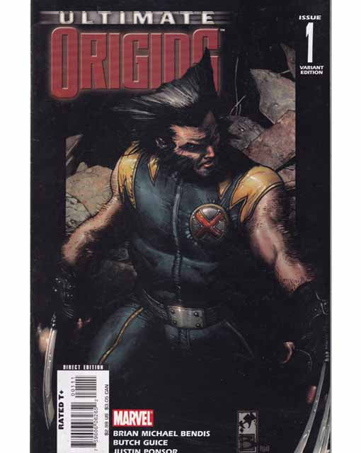 Ultimate Origins Variant Issue 1 Of 5 Marvel Comics Back Issues 759606062652