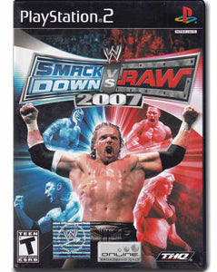 WWE Smack Down VS Raw 2007 PlayStation 2 PS2 Video Game 752919460955