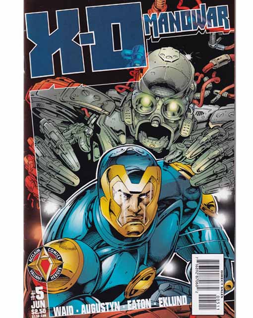 X-O Manowar Issue 5 Vol 2 Valiant Comics Back Issues 716892870682