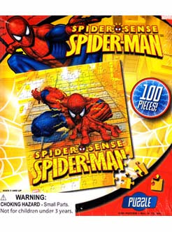 Spider Sense Spider-Man 100 Piece Puzzle – Grade City Comics LLC