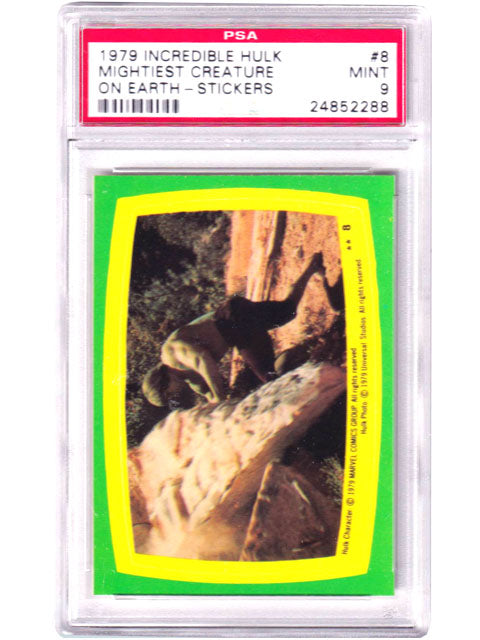 Incredible Hulk 1979 Card #8 Graded Trading Card