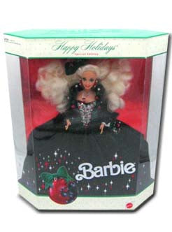 Happy Holidays 1991 Barbie Doll