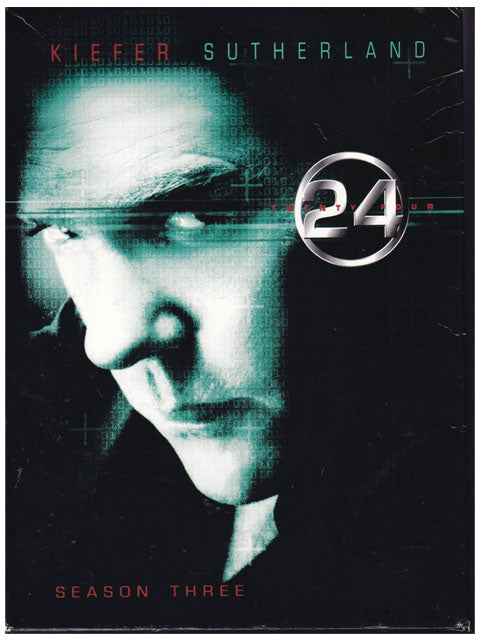 24 Twenty Four Complete Season Three DVD Boxed Set