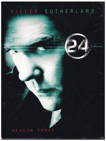 24 Twenty Four Complete Season Three DVD Boxed Set