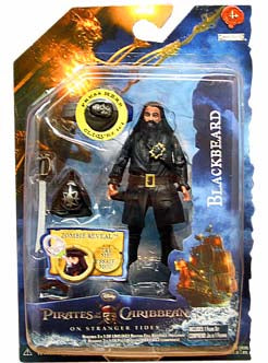 Captain Blackbeard 4 Inch Pirates Of The Caribbean On Stranger Tides Action Figure