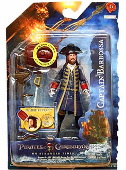 Captain Barbossa 4 Inch Pirates Of The Caribbean On Stranger Tides Action Figure