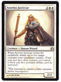 Azorius Justiciar Return To Ravnica Uncommon Magic The Gathering Trading Card