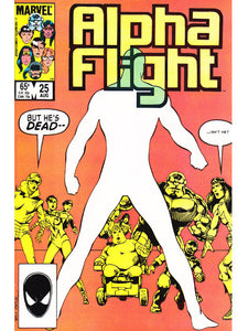Alpha Flight Issue 25 Vol. 1 Marvel Comics Back Issues