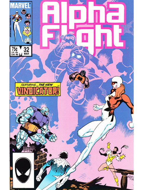 Alpha Flight Issue 32 Vol. 1 Marvel Comics Back Issues