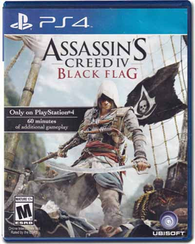 Assassin's Creed Black Flag Playstation 4 PS4 Video Game 008888358114