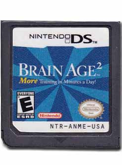 Brain Age 2 Loose Nintendo DS Video Game 0045496739010