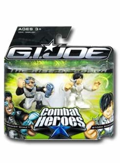 Able Breaker Shaz VS Storm Shadow G.I. Joe Combat Heroes Action Figures