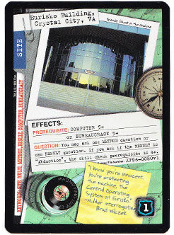 Eurisko Building, Crystal City, VA X-Files (USPCG) Trading Cards