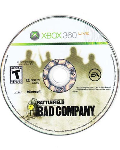 Battlefield Bad Company Loose Xbox 360 Video Game