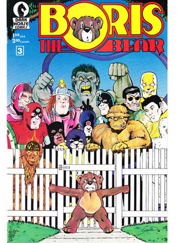 Boris The Bear Issue 3 Dark Horse Comics Back Issues