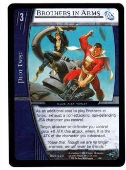 Brothers In Arms Infinite Crisis Marvel DC VS. Trading Card