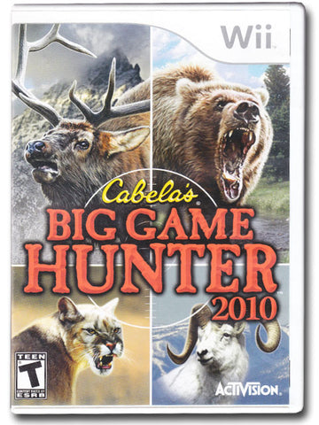 Cabela's Big Game Hunter 2010 Nintendo Wii Video Game