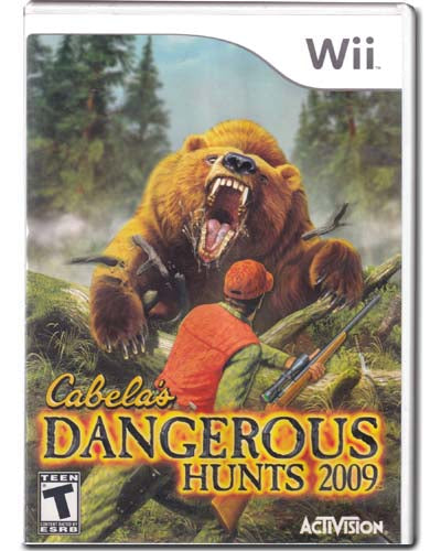 Cabela's Dangerous Hunts 2009 Nintendo Wii Video Game