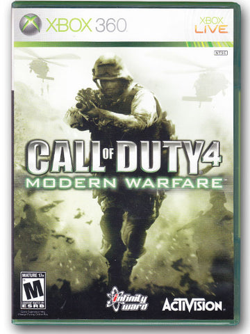 Call Of Duty 4 Modern Warfare Xbox 360 Video Game 047875830790