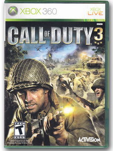 Call Of Duty 3 Xbox 360 Video Game