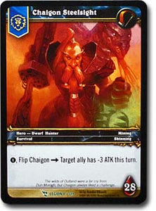 Chaigon Steelsight 4 March Of The Legion World Of Warcraft Trading Card